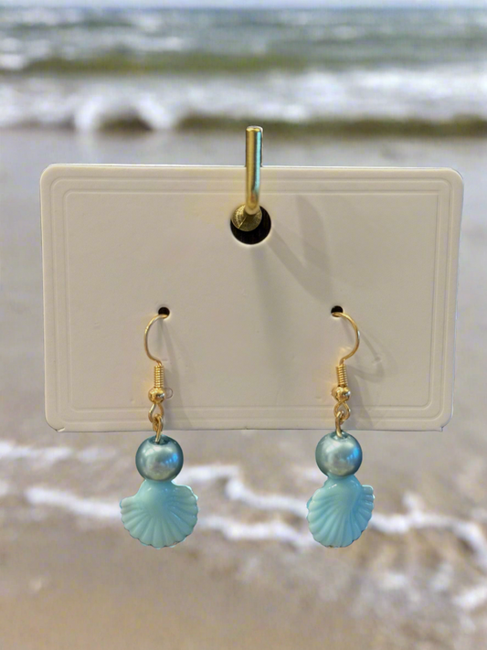 Ocean’s Whisper Shell Earrings