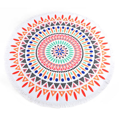 Colorful Round Beach Towel