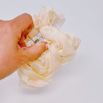 Sheer Flower Hair Claw-4