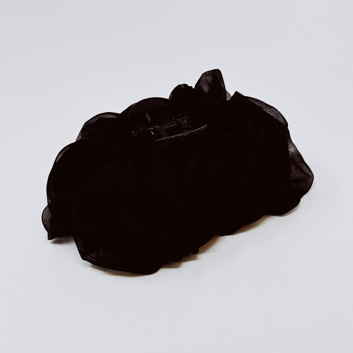 Sheer Flower Hair Claw-2
