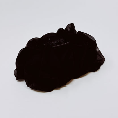 Sheer Flower Hair Claw-2