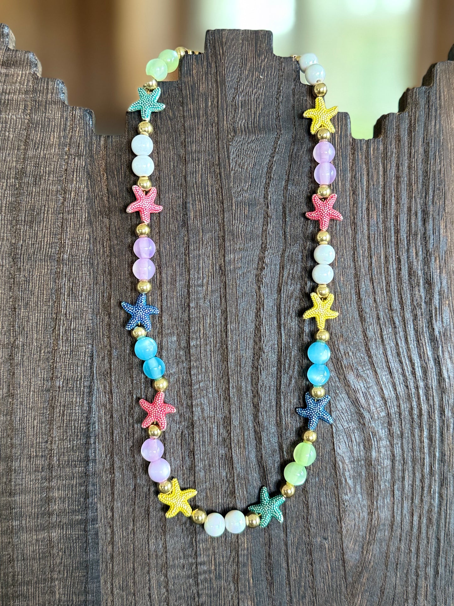 Starfish Beaded Necklace