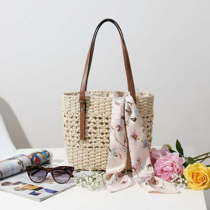 Straw Beach Bag For Women Handmade-1