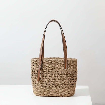 Straw Beach Bag For Women Handmade-0